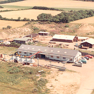 Luffoto von Haarup Maskinfabrik aus 1964.